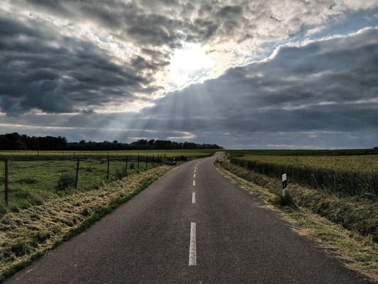 An empty road