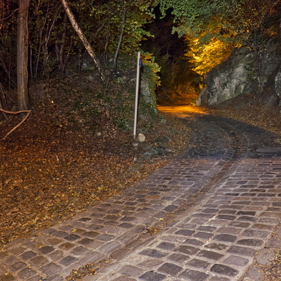 Millegässel climb in Luxembourg Eich