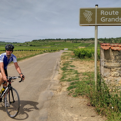 Cycling in Burgundy