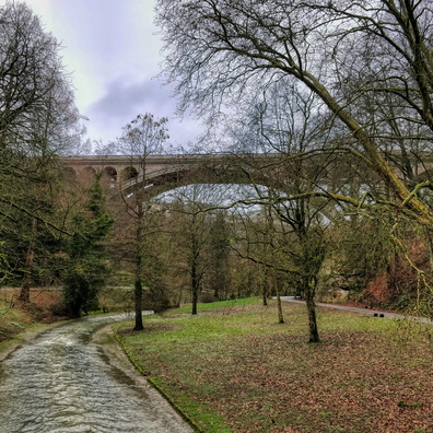 Pont Adolphe from the valley