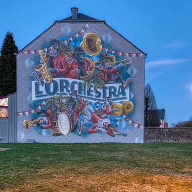 L'Orchestra mural in Kahler