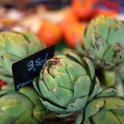 At the market