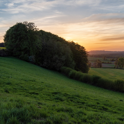 Sunset near Hivange