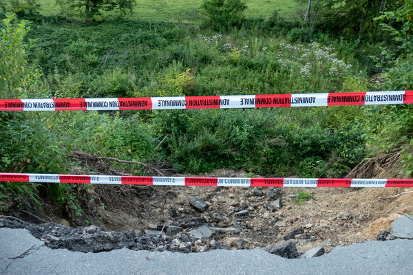 Landslide near Nospelt