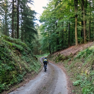 Road down from Gousselerbierg to Prettingen