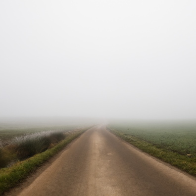 Winter fog near Mamer