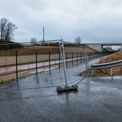 Cycleway built a while ago and still closed