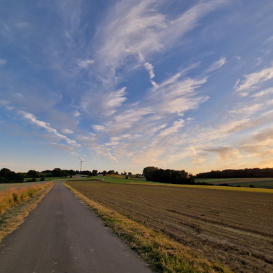 Evening above Garnich