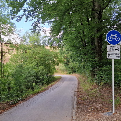 Bike route between Diekirch and Fridhaff