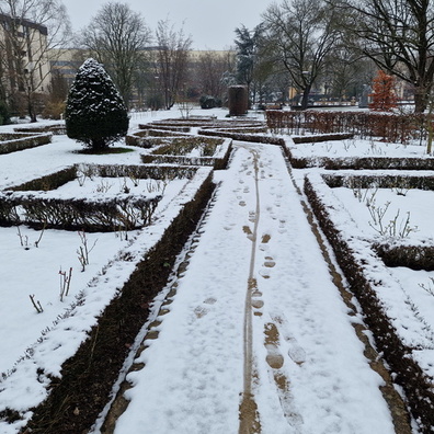 Snow in Parc de Merl