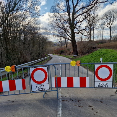 Road closed