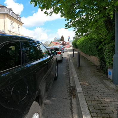 Cycling infrastructure in Strassen