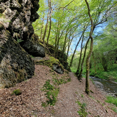 Pretty valley near Eschdorf