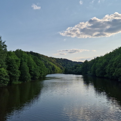 Sauer river at Pont-Misère