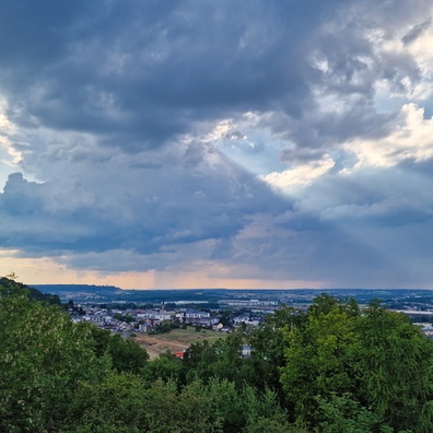 Thunderstorm between Longwy and Virton