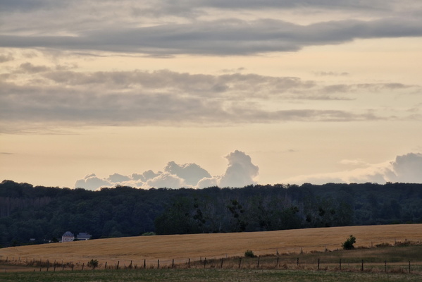 Thunder clouds seen from Berbourg