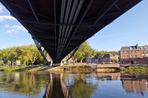 Bridge over the Ourthe river