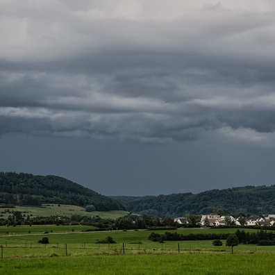 Coming storm in Reckange