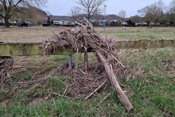 After the flood near Diekirch