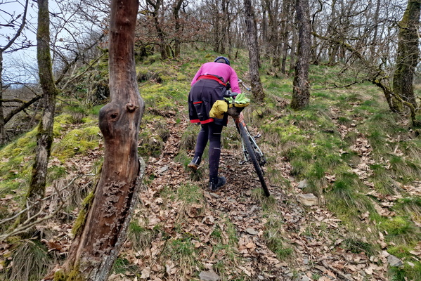 Steep climb