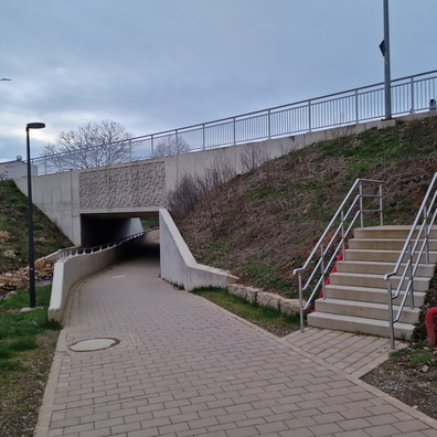 New underpass at N5 junction in Schouweiler