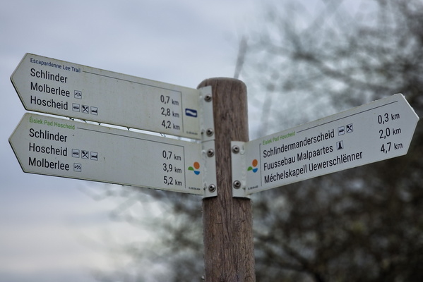 Hiking directions in Schlindermanderscheid