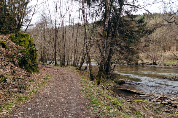 Track along the Ourthe orientale