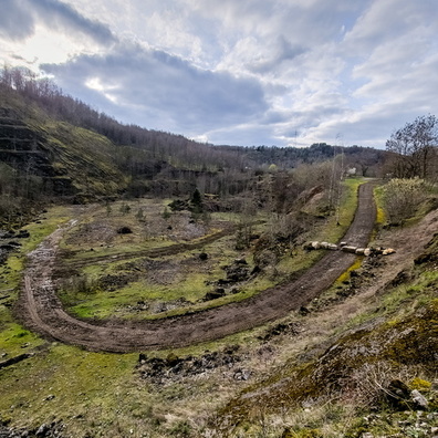 Old quarry/mine near Dudelange