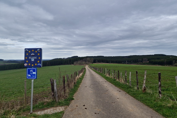 Border crossing on Vennbahn