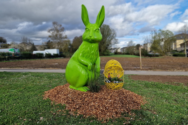 Green Easter Bunny