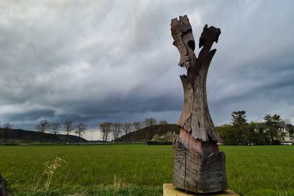 Lovely sculpture on PC 15 near Lorentzweiler