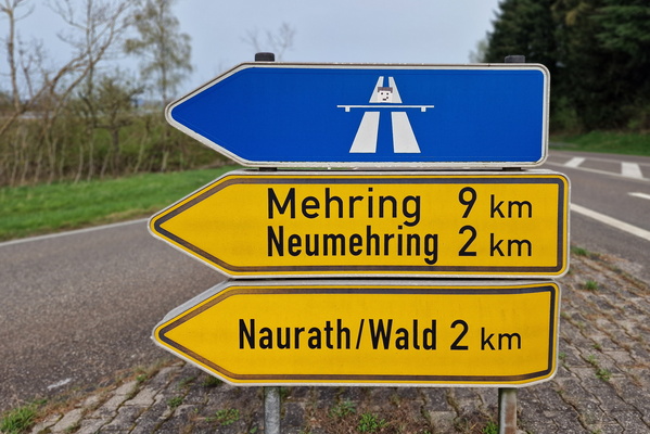 Decorated sign