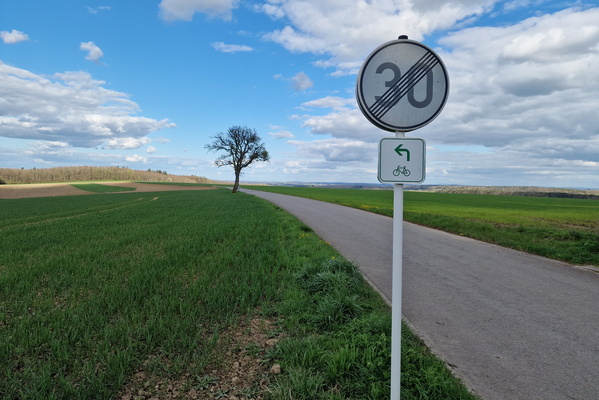New bike route near Beringerberg
