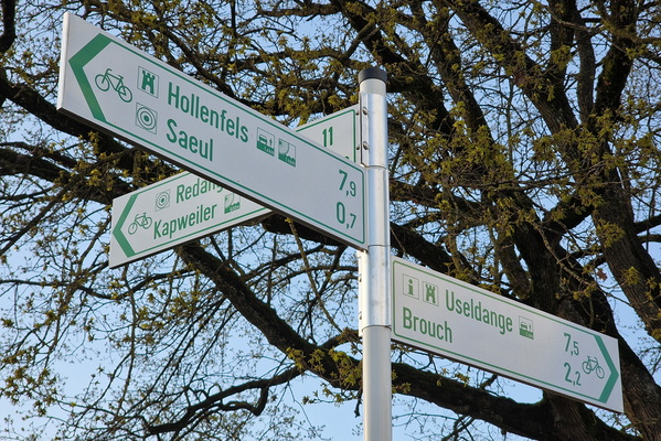 New bike route between Saeul and Tuntange