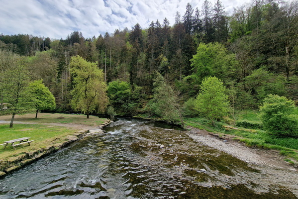 Sauer river in Heiderscheidergrund