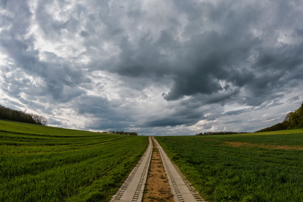 Threatening sky