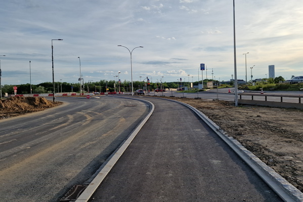 Pôle d'échange Howald construction progress