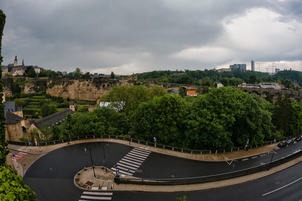 Thunderstorm in the city