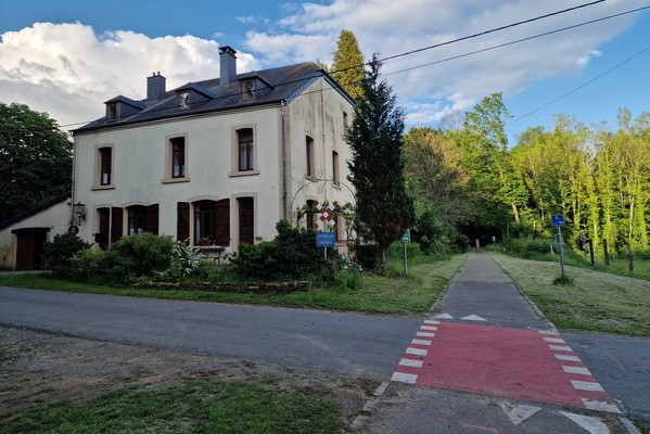 Old tramway line in Chatillon