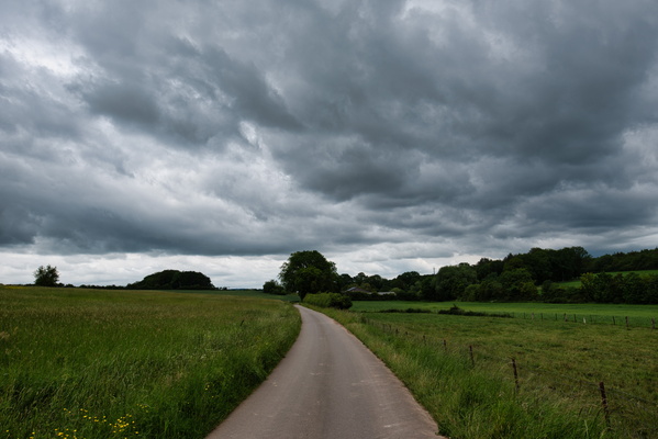 Cloudy sky near Schwebach