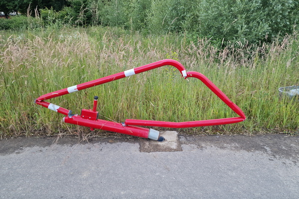 Damn cyclists who hit the gate
