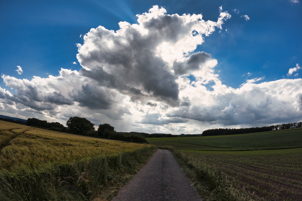 Threatening sky