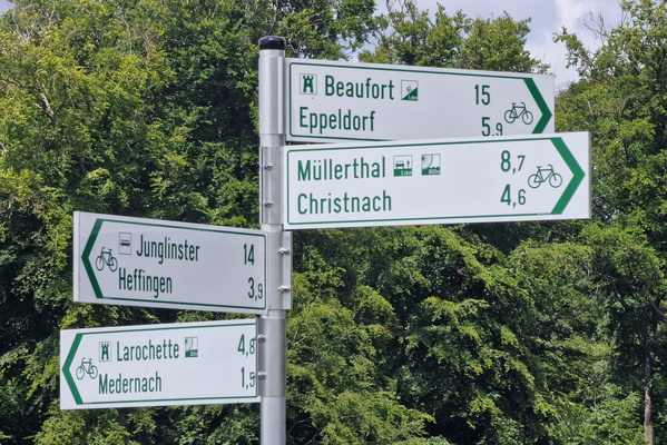 New signposted bike routes in Mullerthal