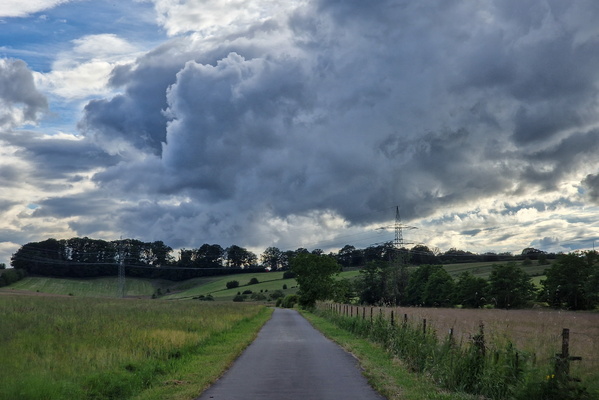 Threatening sky