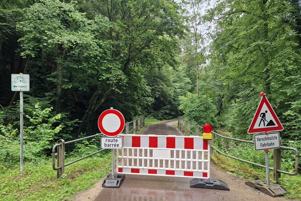 Road closed