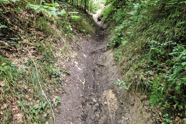 Steep path
