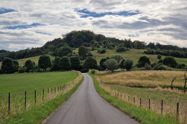 Paved track near Flaxweiler