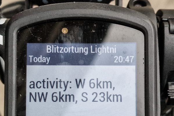 Lightning alert