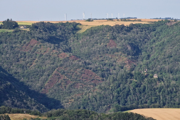 View down to Ourdall