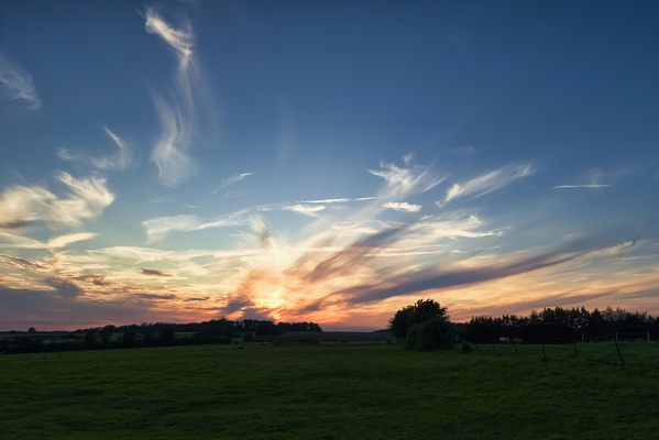 Sunset near Kehlen